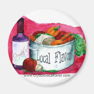Imán local del sabor de Crystla