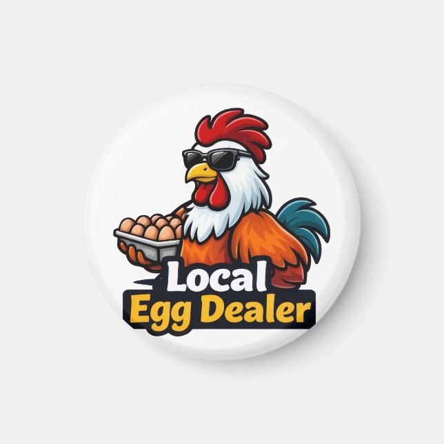 Imán Local egg dealer, gansta, roster. (Frente)