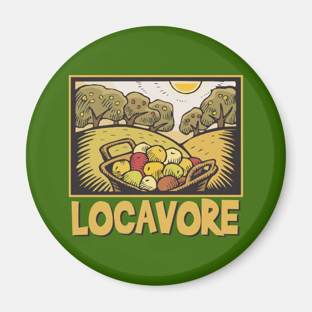 Imán Locavore Slow Food (Frente)