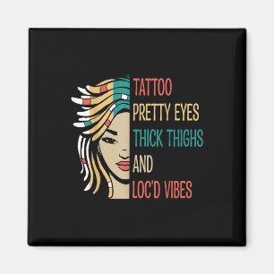 Imán Locd Tattoo Bonitos Ojos Lentes gruesos Locd Vibes