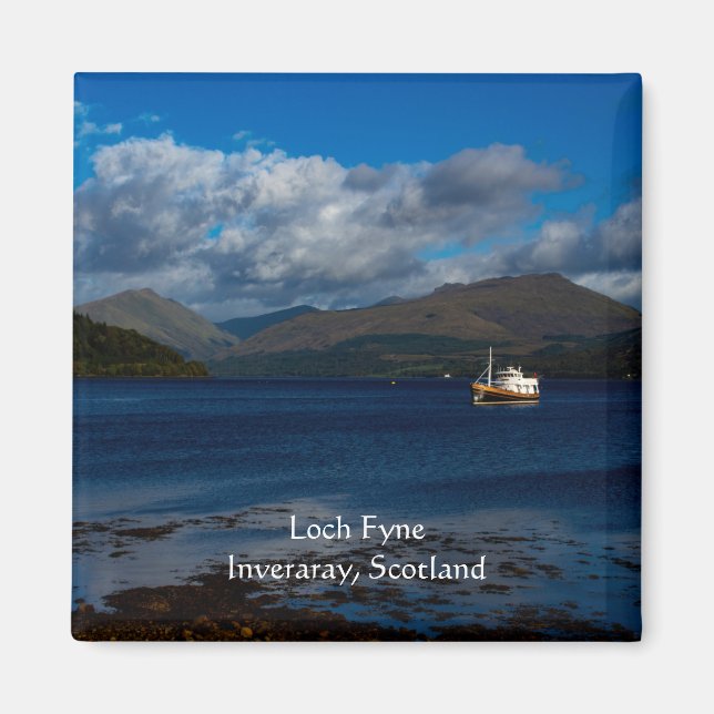 Imán Loch Fyne, Scotland Magnet (Frente)
