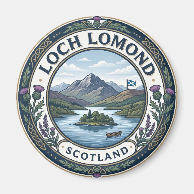 Imán Loch Lomond Escocia (Frente)