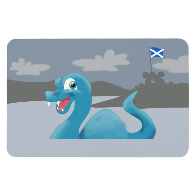 Imán Loch Ness Monster (Horizontal)