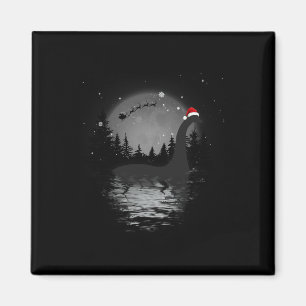 Imán Loch Ness Monster Navidades Luna llena Nessie Xmas