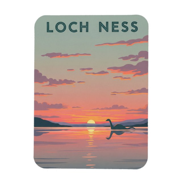 Imán Loch Ness Nessie Travel (Vertical)