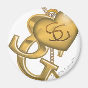 Imán Locket del oro de Supergirl