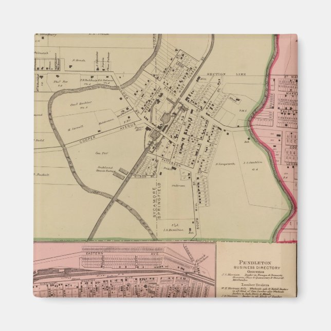 Imán Lockland, Leer, Ohio (Frente)
