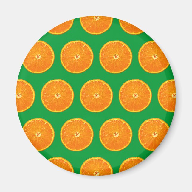 Imán Loco en las clementinas - Verde (Frente)