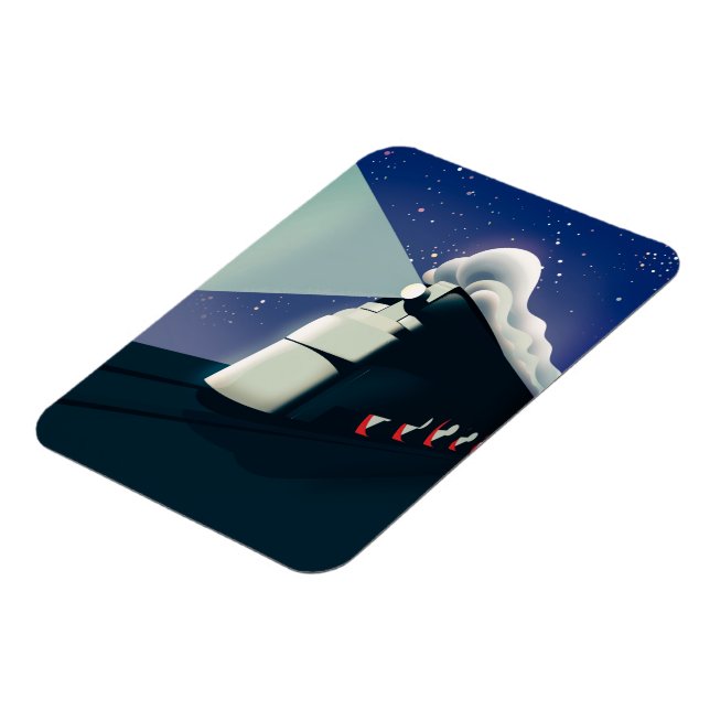 Imán Locomotora Art Deco (Lado Izquierdo)