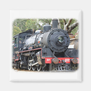 Imán Locomotora de vapor ferroviaria del zigzag