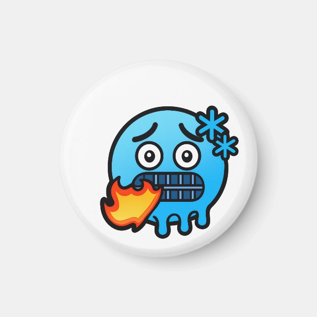 Imán Locura de Emojis (Frente)