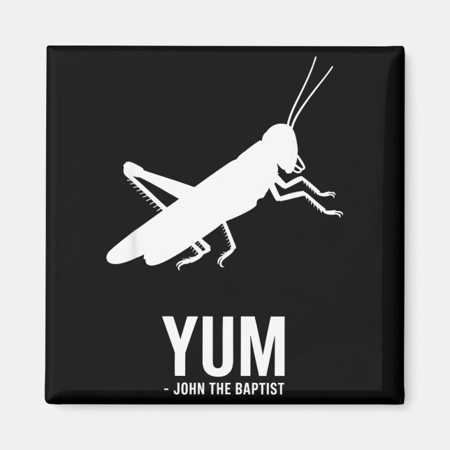 Imán Locust John The Baptist Funny Christian New Testam (Frente)