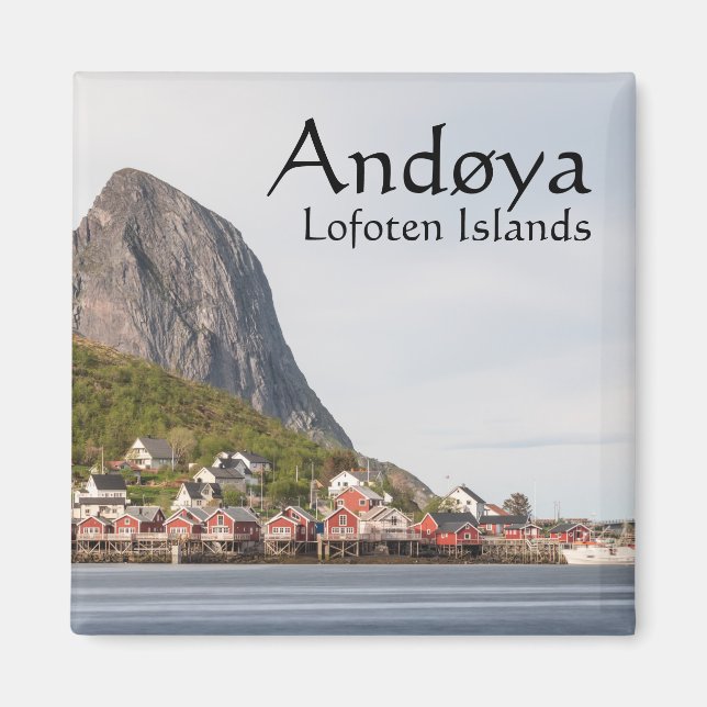 Imán Lofoten Fishing Village - Norway (Frente)
