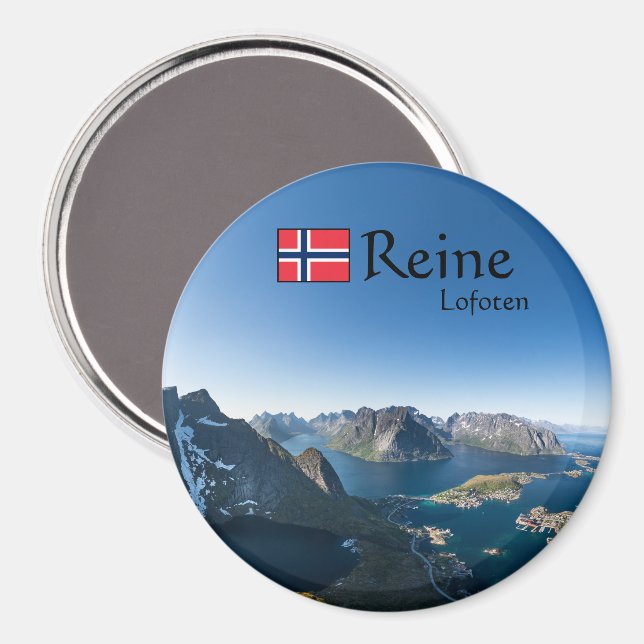Imán Lofoten Noruega (Anverso/Reverso)