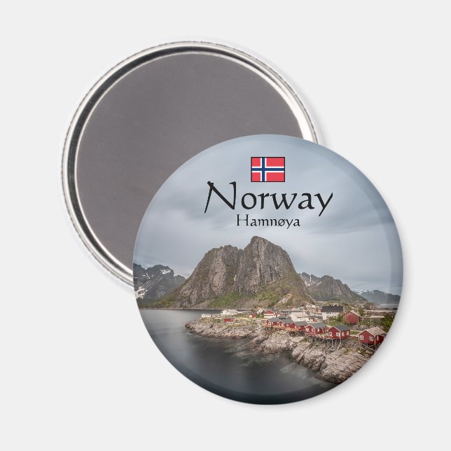 Imán Lofoten Noruega (Anverso/Reverso)