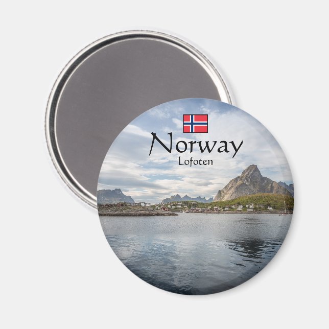 Imán Lofoten Noruega (Anverso/Reverso)