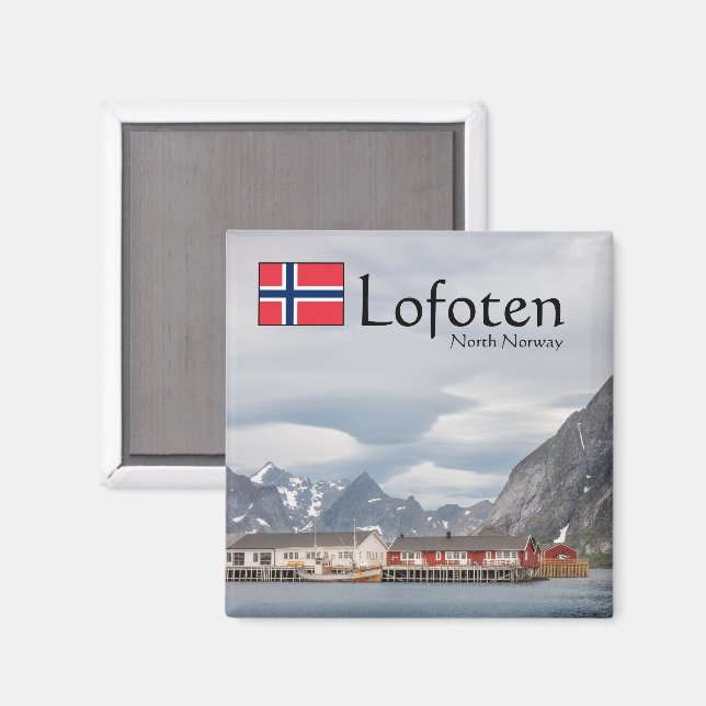 Imán Lofoten Noruega (Anverso/Reverso)