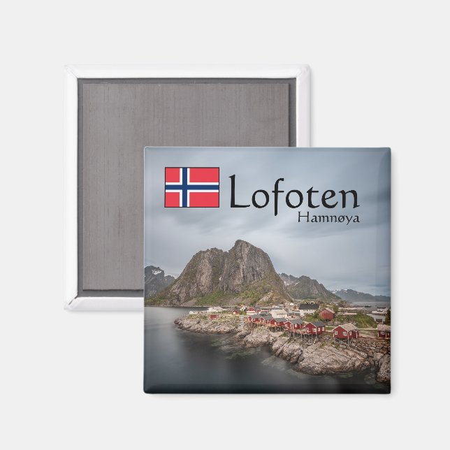 Imán Lofoten Noruega (Anverso/Reverso)