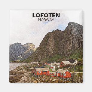 Imán Lofoten Noruega Travel Souvenir