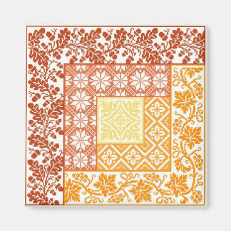 Imán Log Cabin Autumn