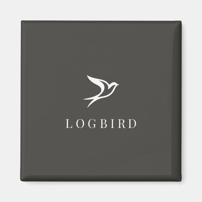 Imán LOGBIRD — Square Magnet (Frente)