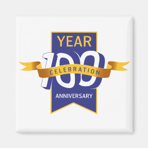 Imán Logo de 100 años