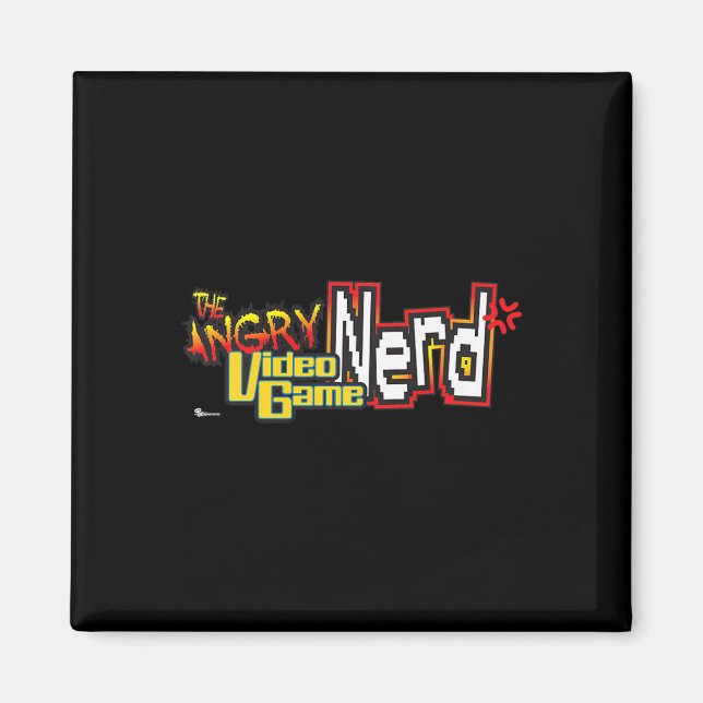 Imán Logo de Angry Video Game Nerd Premium (Frente)