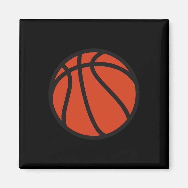 Imán Logo de baloncesto 1 (Frente)