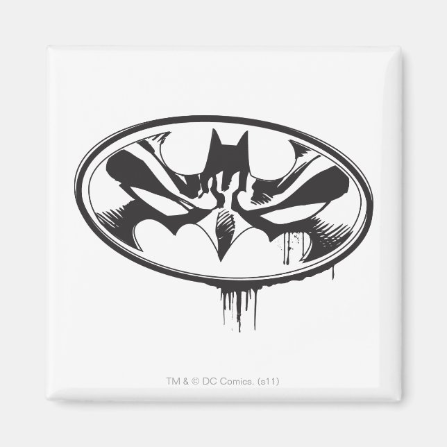 Imán Logo de Batman Drip (Frente)