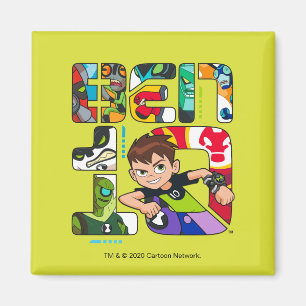 Imán Logo de Ben 10 Alien