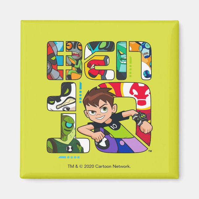 Imán Logo de Ben 10 Alien (Frente)