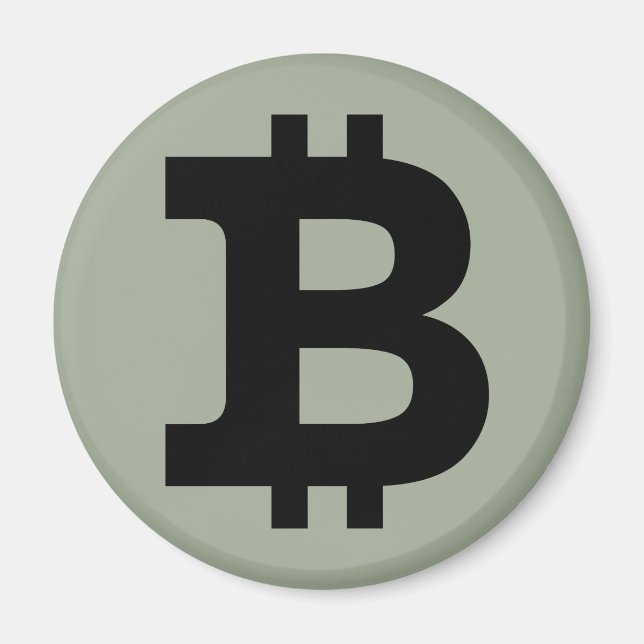 Imán Logo de Bitcoin (Frente)