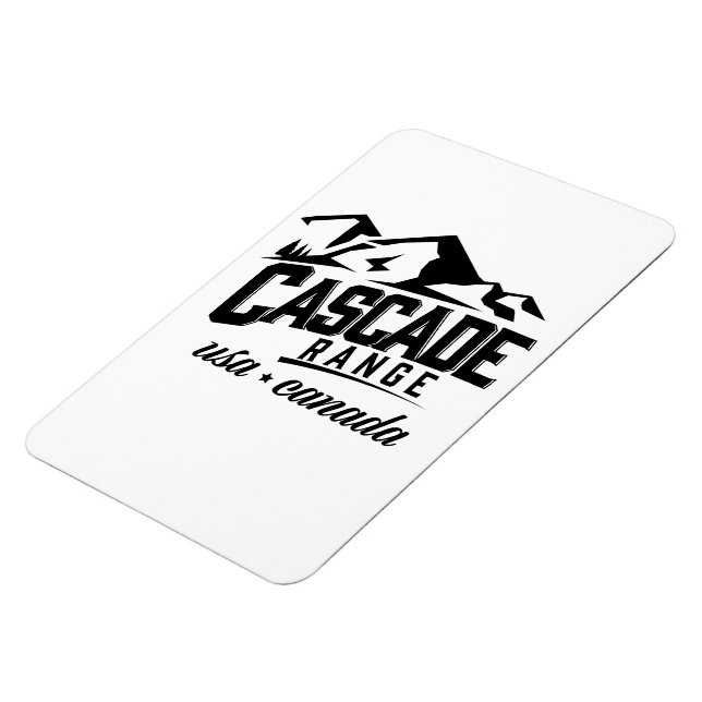 Imán Logo de Cascade Range USA Canada. (Lado Izquierdo)