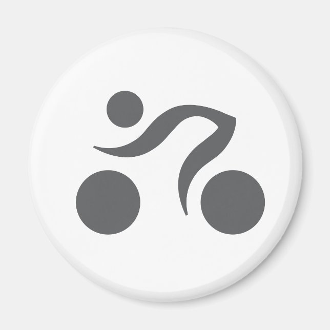 Imán Logo de Cycling cool (Frente)