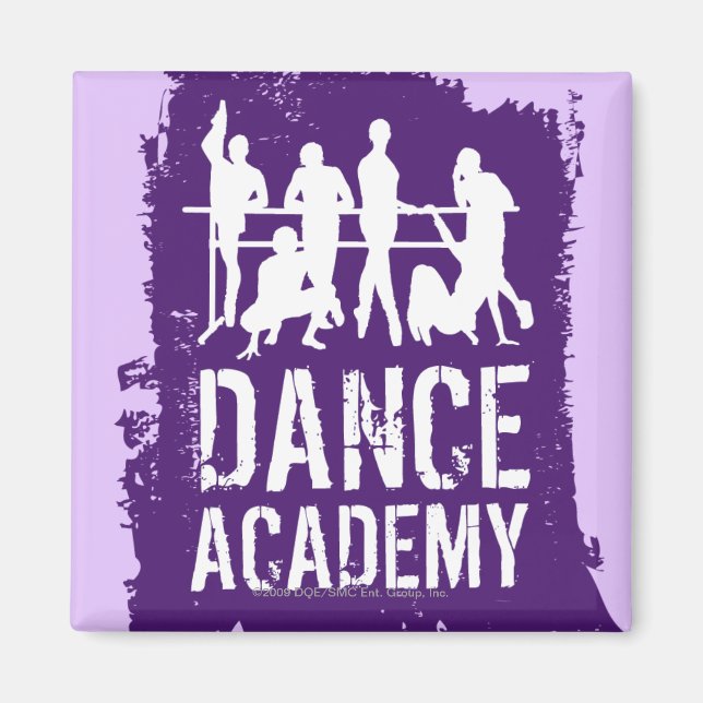 Imán Logo de Dance Academy Silhouettes (Frente)