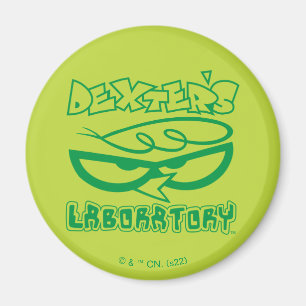 Imán Logo de Dexter's Laboratory Face