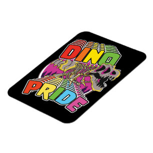 Imán Logo de Dino Pride
