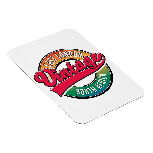Imán Logo de East London en Sudáfrica (Lado Derecho)