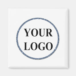 Imán Logo de feriado para Navidades modernos y adorable