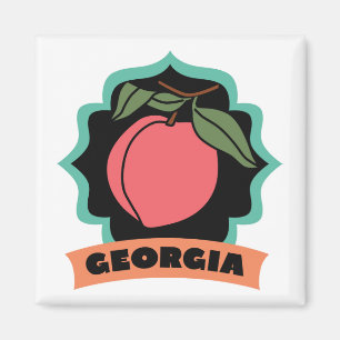 Imán Logo de Georgia Peach