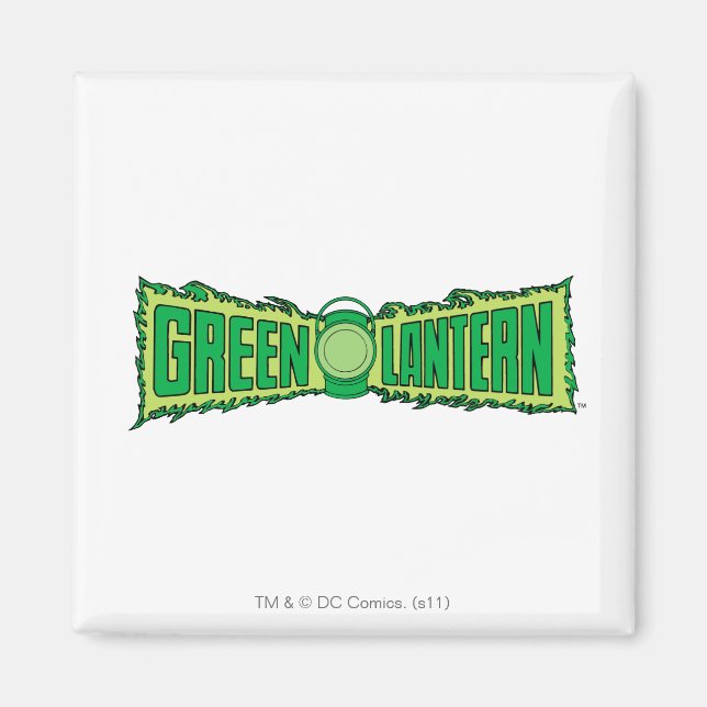 Imán Logo de Green Lantern con linterna (Frente)