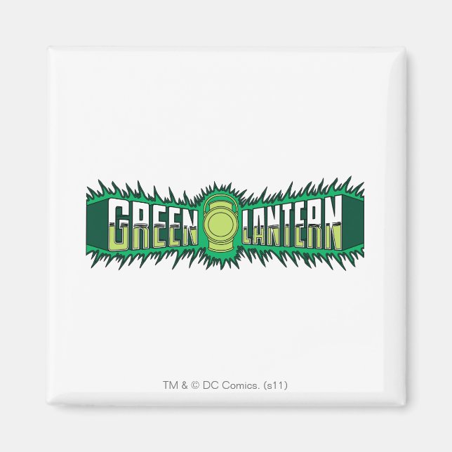 Imán Logo de Green Lantern - Las llamas verdes (Frente)