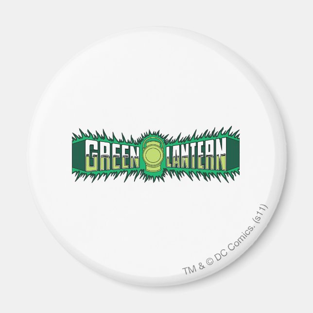 Imán Logo de Green Lantern - Las llamas verdes (Frente)