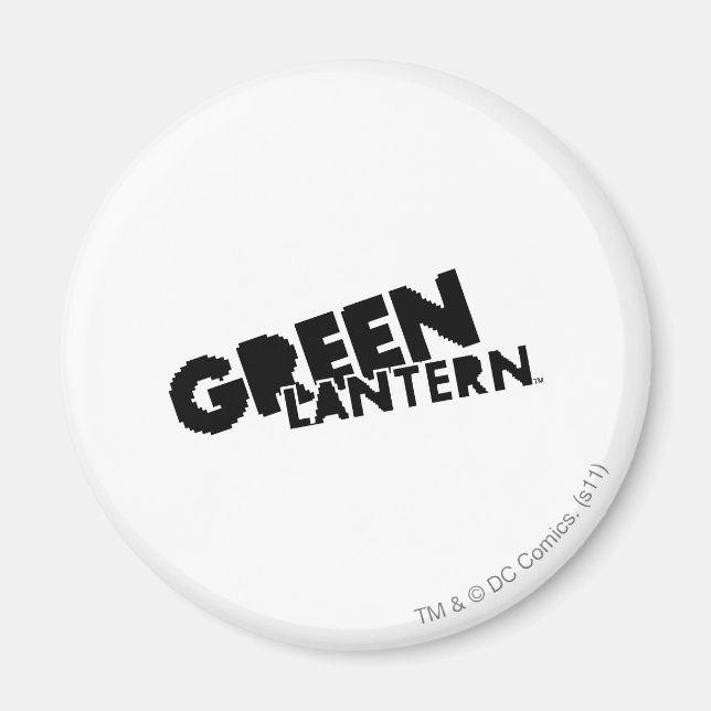 Imán Logo de Green Lantern - Píxeles (Frente)