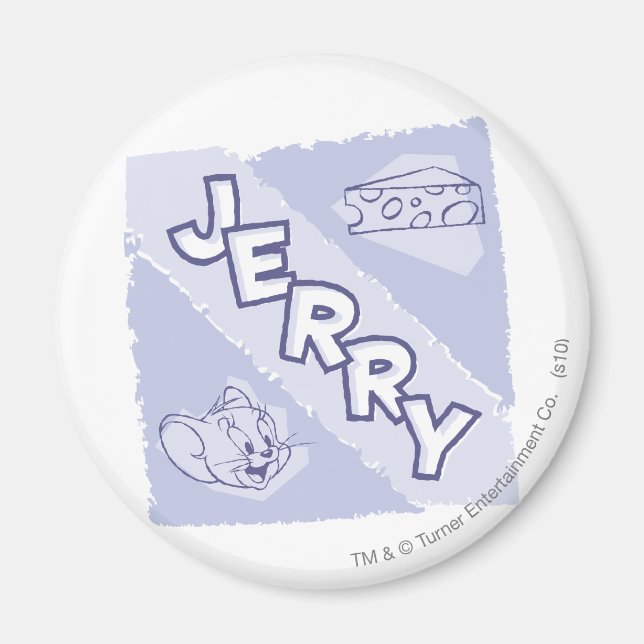 Imán Logo de Jerry Blue Cheese (Frente)