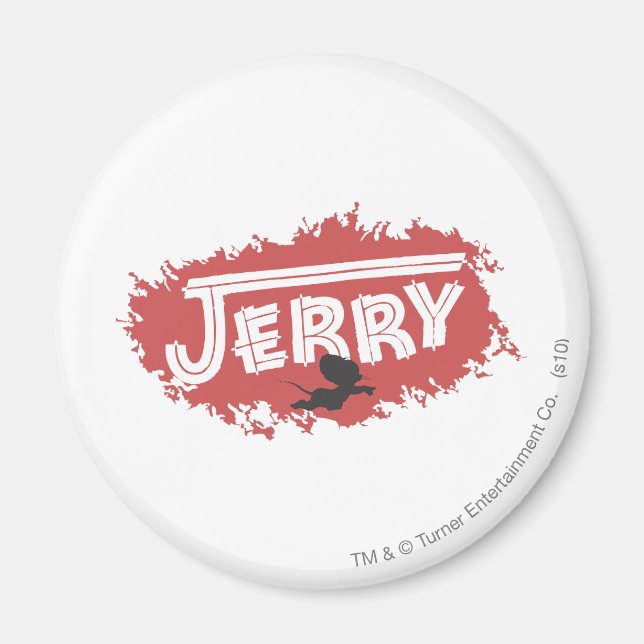 Imán Logo de Jerry Silhouette (Frente)