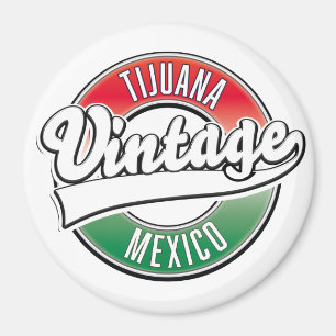 Imán Logo de la cosecha de Tijuana méxico.