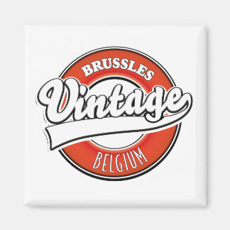 Imán Logo de la cosecha en Bruselas Bélgica
