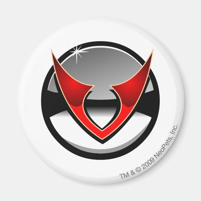 Imán Logo de la Estación Espacial de Virtupets de Team (Frente)