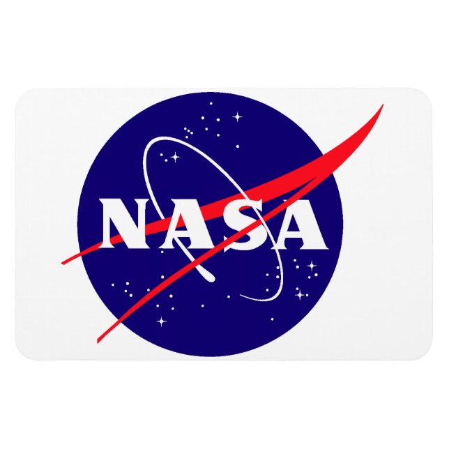 Imán Logo de la NASA (Horizontal)
